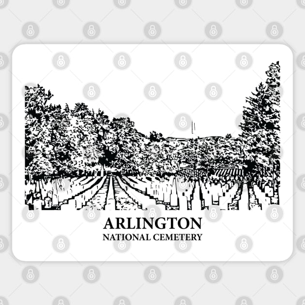 Arlington National Cemetery Sticker by Lakeric